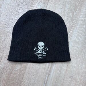Y2K Jackass Number 2 Movie Men’s Beanie OSFM Black